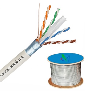 Câble Ethernet UTP FTP Cat6 avec conducteur CCA 23 AWG, 305 m ou 500 m par rouleau, cordon de raccordement réseau, câble LAN - Product Image 2