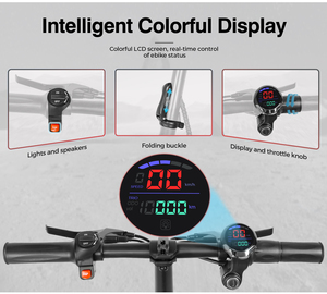 สกูตเตอร์ไฟฟ้าแบตเตอรี่ลิเธียมพร้อมที่นั่งปรับได้สำหรับผู้ใหญ่ - Product Image 3