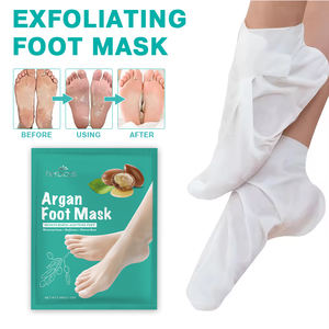 OEM ODM Marque privée Huile d'argan Soins des pieds Masquage Peel Chaussettes pour hydratant Exfoliant Masque pour pieds Feuille - Product Image 5