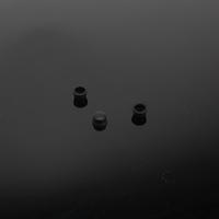 Capuchon étanche en silicone pour interrupteur à bouton-poussoir à verrouillage à montage sur panneau 10mm sur interrupteur d'alimentation de lampe de poche 2 bornes