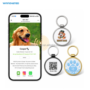 Llavero con Etiqueta RFID NFC Programable de Epoxi para Mascotas, Perros y Gatos, con Función de Rastreo - Product Image 4