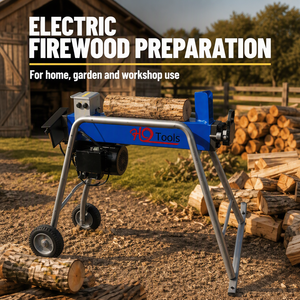 Nuovo Spaccalegna Elettrico Mini per Legna da Ardere, Motore 1000x325x480mm, <span class=keywords><strong>Dimensioni</strong></span> HY5T-520-III, Macchina Forestale, Processore di Legna da Ardere - Product Image 1