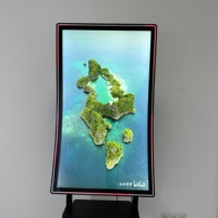 Nouvel écran Foshan Yongshengli de 49 pouces avec cadre en aluminium en forme de J et interface DVI pour jeux 4K (Intellitouch)