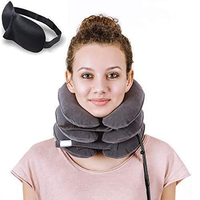 Dispositif de traction cervicale médical, attelle de cou gonflable à tube unique à trois couches pour usage domestique
