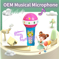 Mesin Kartu Flash Berbicara untuk Anak-anak, Mikrofon Karaoke Edukasi Dini, Speaker 3W, Pengisian Daya USB C, Putar Ulang, Pengaturan Volume