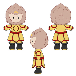 An toàn tiêu chuẩn mới đồ chơi sang trọng khỉ tùy chỉnh búp bê sang trọng 20cm phim hoạt hình nhồi đồ chơi ảnh tùy chỉnh linh vật sang trọng - Product Image 5