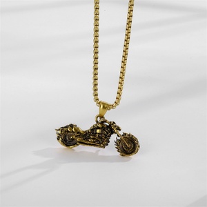 สร้อยคอจี้มอเตอร์ไซค์สไตล์พังก์สำหรับผู้ชาย ทำจากสแตนเลส - Product Image 6