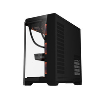 Fabricant de boîtiers d'ordinateur de bureau de jeu Micro ATX de haute qualité avec trois panneaux en verre trempé, format tour moyenne, OEM