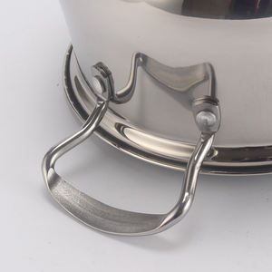 Good miss — casserole en acier inoxydable poli brillant, pot pour le ragoût avec Double manche et Double fond - Product Image 5