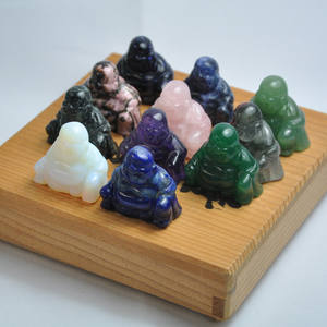 HY en kaliteli yalan buda taş heykel heykelleri khmer doğal yeşim kristaller şifa taşları takı - Product Image 5