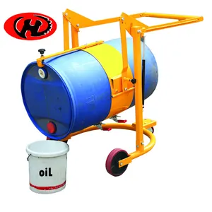 Oil Drum Portable Hand Rotator Manual Hidrolik Drum Pengangkat dan Dumpling Trolley