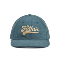 Casquette de baseball en jean avec logo brodé personnalisé, casquettes en jean unisexes, casquette de baseball non structurée à 6 panneaux, casquette de papa pour femme