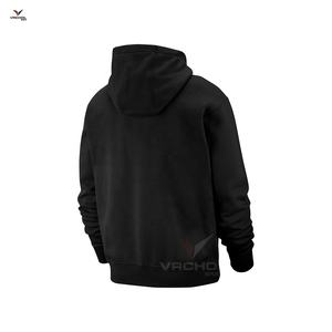 Sudadera de gimnasio personalizada para hombre, jersey liso de gran tamaño, Sudadera con capucha de algodón y poliéster, estilo de calle con cuello de capucha, suministro OEM - Product Image 2