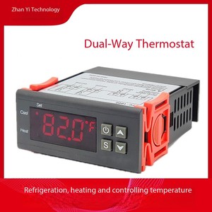 Contrôleur de température intelligent à double sortie avec affichage numérique en plastique pour congélateur - Product Image 2