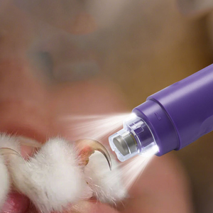 Lime à ongles électrique intelligente avec lumière LED, rechargeable USB Type-C, coupe-ongles sûr pour chats et chiens, faible bruit, en plastique, design moderne - Product Image 5
