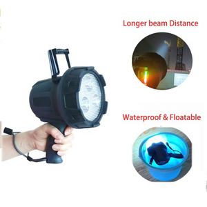 निविड़ अंधकार 1500 लुमेन उच्च शक्ति मशाल के साथ समुद्री सर्चलाइट रिचार्जेबल बैटरी संचालित सर्च लाइट लंबी बीम दूरी - Product Image 3
