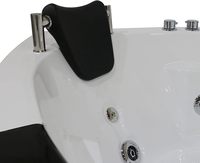 Baignoire de massage en acrylique moderne pour hôtel avec cascade et jets d'air à prix abordable