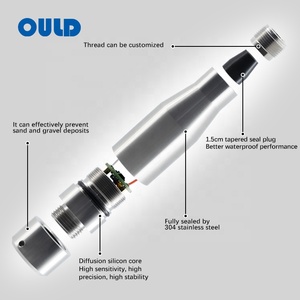 Ould Pt-928 thông minh thủy tĩnh mức độ điện dung chất lỏng Transmitter đo công cụ đo lường chất lỏng bể nước Cảm biến mức độ - Product Image 2