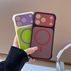 เคสโทรศัพท์แฟชั่นสีนีออนแบบ Color-Block วัสดุ TPU+PC สำหรับ 18/17/16/15 Pro Max ป้องกันแรงกระแทก พร้อม Air Cushion รองรับการชาร์จไร้สาย - Product Image 2