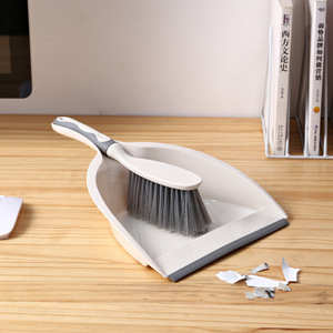 Mini balayette et pelle à poussière en plastique, outil de nettoyage de bureau, pour le sol et l'élimination des poils d'animaux, pratique, petite taille, ensemble complet - Product Image 3