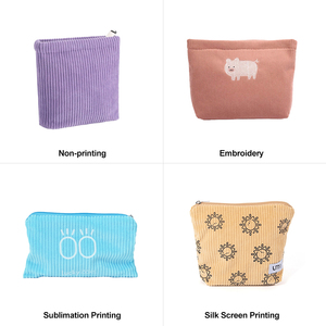 Biểu Tượng Tùy Chỉnh Xách Tay Nhung Cho Vệ Sinh Cá Nhân Túi Cho Phụ Nữ Thân Thiện Với Môi Du Lịch Trang Điểm Mỹ Phẩm Pouch - Product Image 5