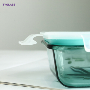 ชุดกล่องเก็บอาหารในครัวทำจากแก้วทนความร้อนสำหรับผู้ใหญ่กล่องอาหารกลางวัน - Product Image 5