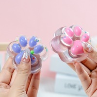 Mainan Squishy Cakar Kucing Lembut, Slow Rebound, Pereda Stres Sensorik untuk Menghilangkan Kecemasan