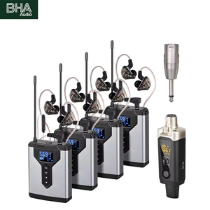 Sistema de Monitoreo Inalámbrico In-Ear BHA JT-4, Sistema en Tiempo Real para Transmisión en Vivo, Actuaciones en Escenario, Ensayos de Banda, Auriculares con Conector XLR - Product Image 1