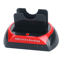 Fu Hao Xuan - Estación de Conexión USB 2.0 de Doble Bahía Todo en Uno, Carcasa para Discos Duros IDE/SATA, Compatible con Discos Duros SATA IDE de 2.5/3.5 Pulgadas