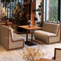 Café-Tisch und Stuhl Kombination Zeitgenössische Restaurant-Bistro Massivholz Esszimmerstühle - Umweltfreundlich & Langlebig für Gewerbliche Nutzung