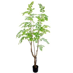 Arbre artificiel de <span class=keywords><strong>Ginkgo</strong></span> de 180 cm de haut, arbre de <span class=keywords><strong>Ginkgo</strong></span> <span class=keywords><strong>biloba</strong></span> réaliste pour la décoration intérieure de la maison et du bureau - Product Image 1