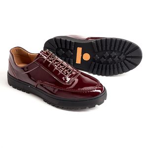 Chaussures habillées classiques en cuir véritable faites à la main pour homme, modèle 2025 – Confortables pour mariage, fêtes, bureau, finition brillante - Product Image 5