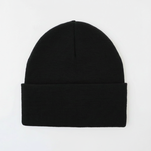 หมวกบีนนี่อะคริลิคสีดำคุณภาพสูงแฟชั่นสั่งทำพิเศษ - หมวกฤดูหนาวแบบยูนิเซ็กส์สำหรับผู้ชาย - Product Image 1