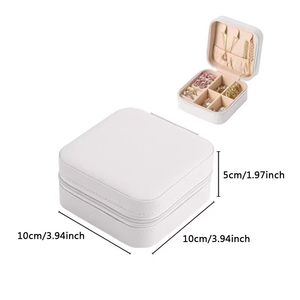 กล่องใส่เครื่องประดับขนาดเล็ก A-Z พกพาสะดวก พร้อมฝาใส สำหรับต่างหู แหวน สร้อยคอ - Product Image 6