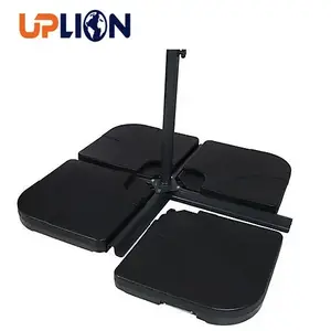 Uplion Plastic Square Offset Umbrella Stand, Water &amp; Sand Filled <strong>Weight</strong> Square Patio Umbrella <strong>Base</strong> <strong>Parasol</strong> <strong>Base</strong> - Product Image 2