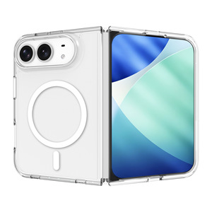Étui <span class=keywords><strong>de</strong></span> téléphone transparent magnétique sans fil avec charge sans fil TPU PC 2 en 1 antichoc pour <span class=keywords><strong>iPhone</strong></span> Duo - Product Image 4