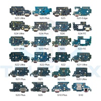 Kabel Fleksibel Port Pengisi Daya Pengganti untuk Samsung S10 S10e S20 S21 S22 S23 S24 S25 Ultra Edge