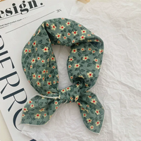 Groothandel katoenen neksjaal met bloemenpatroon, digitaal bedrukt, bandana's, polsbandjes, hiphop gezichtsbedekkingen, ademend voor buitengebruik