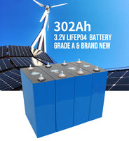 Cellule de Batterie LiFePO4 d'Énergie Solaire de Qualité A, 4 ou 16 Pièces, 280Ah à 340Ah (300Ah, 302Ah, 306Ah, 310Ah, 314Ah, 315Ah, 340Ah Inclus)