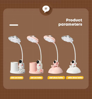 Lampe de bureau LED sans fil contemporaine et simple en forme de dôme avec batterie rechargeable, protection oculaire pour la lecture et cadeau pour enfants