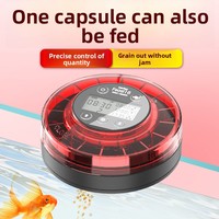 Distributeur automatique de nourriture pour aquarium à piles, en acier inoxydable, contrôlé par minuterie, pour pêcheurs âgés - Appareil intelligent pour la maison