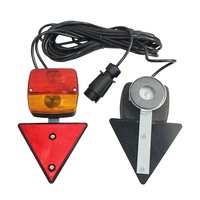 Kit d'éclairage de remorque magnétique, feu arrière LED 12V pour prises automatiques