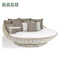 Mobilier de jour en osier pour chambre à coucher, porche, Patio de jardin extérieur et plage ronde, canapé adulte, chaise suspendue, lit
