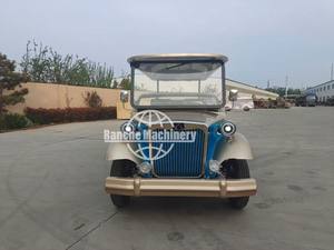 Carrito Turístico Eléctrico Clásico Blanco, Carro de Golf Retro con Batería de Litio de 5KW para Transporte en Hoteles, Resorts y Zonas Turísticas, 3-4 Asientos - Product Image 3