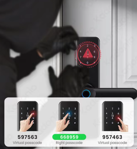 الكل في واحد بدون مفتاح توي تويا واي فاي سبائك الألومنيوم سحابة بصمة الأصبع كلمة مرور نظام إدارة الفنادق للشقق - Product Image 6