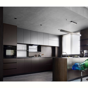 Modern high grade marble matched solid wood furniture customization for villa penthouse whole house layout - Product Image 5