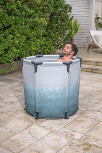 Baignoire à glace <span class=keywords><strong>Bestway</strong></span> 6002K 90 cm X 80 cm Glacial Dip en PVC avec <span class=keywords><strong>filtre</strong></span> et couvercle - Product Image 5