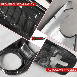 Kit Interior de Motor de Fibra de Carbono Seca Estilo OEM de Gran Venta para Cubierta del Compartimento del Motor y Piezas de Carrocería de Ferrari F8 - Product Image 3