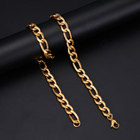 YML & vente en gros gros collier empilé en acier inoxydable de luxe personnalisé plaqué or 18 carats bijoux hypoallergéniques étanches