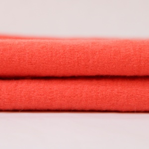 Tissu tricoté 100 % <span class=keywords><strong>laine</strong></span> <span class=keywords><strong>bouillie</strong></span> orange, super doux, prix usine, haute qualité, faible MOQ, pour manteaux, costumes et robes – Nouvelle collection printemps 26/27 - Product Image 2